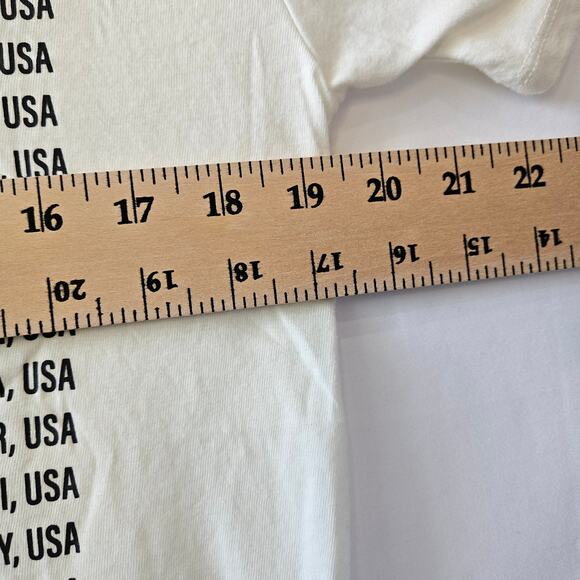 Pink Floyd Retro Shirt Reproduction 1977 Concert Tee White Medium - Picture 6 of 7